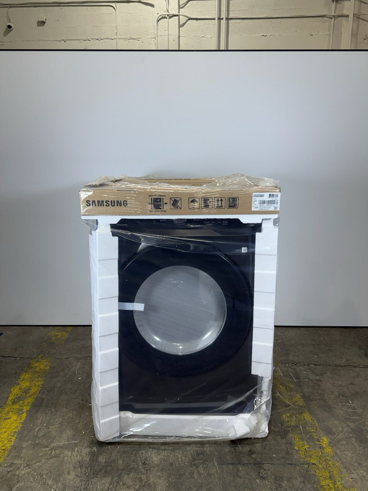 Samsung DVE45T6000V 27" Black 7.5 cu. ft. Front Load Electric Dryer