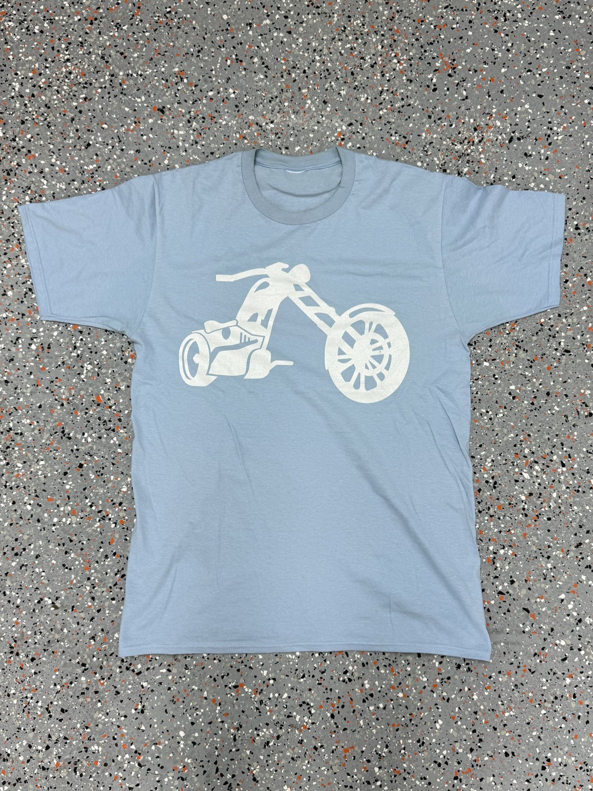 Motorcycle Typography - Men' Short Sleeve T-shirt - M