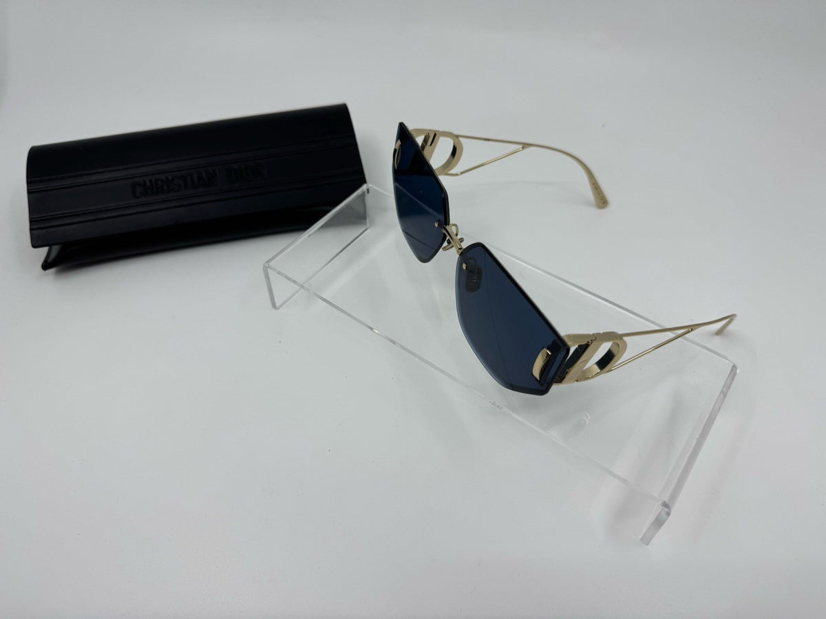 CHRISTIAN DIOR MONTAIGNE Black 30Montaigne B3U Rimless Sunglasses CD40146U