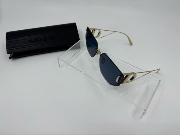 CHRISTIAN DIOR MONTAIGNE Black 30Montaigne B3U Rimless Sunglasses CD40146U