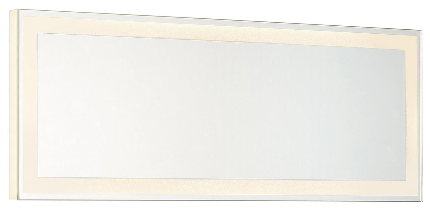 Minka Lavery 6110-0 18" W x 6-3/4" H Contemporary Rectangular - White