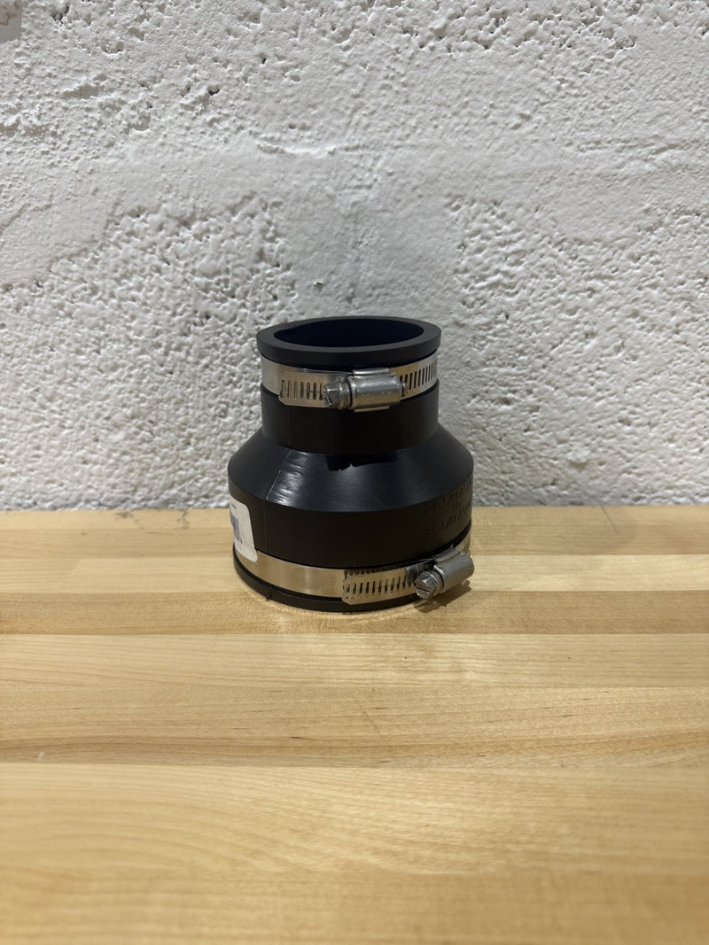 Fernco 1056-32 Reducing 3-in. x 2-in. Flexible PVC Pipe Coupling for Cast Iron a