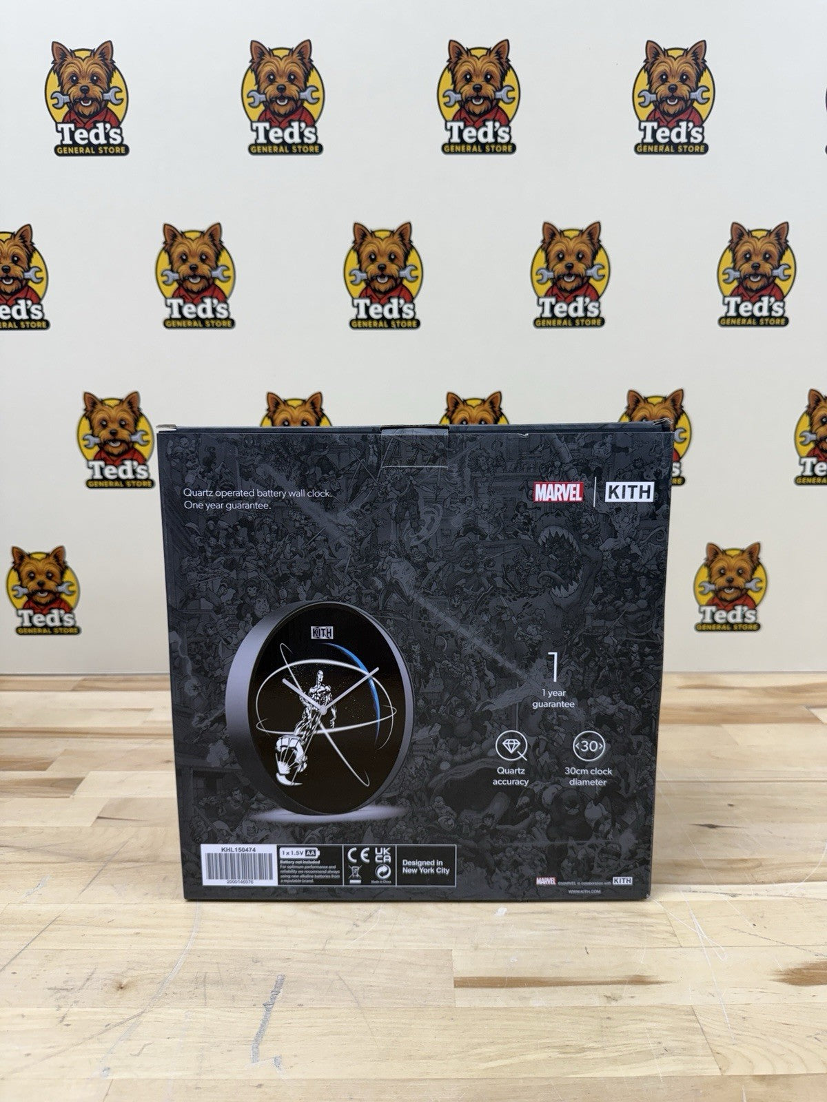 Marvel x Kith Silver Surfer Clock 85th Anniversary KHL150474