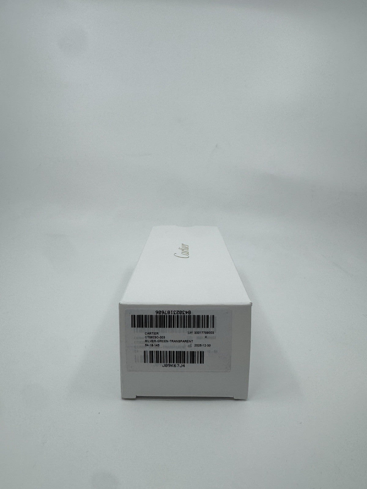 NEW! Cartier Silver/Green CT0623O-003 Glasses (Transparent Lens)