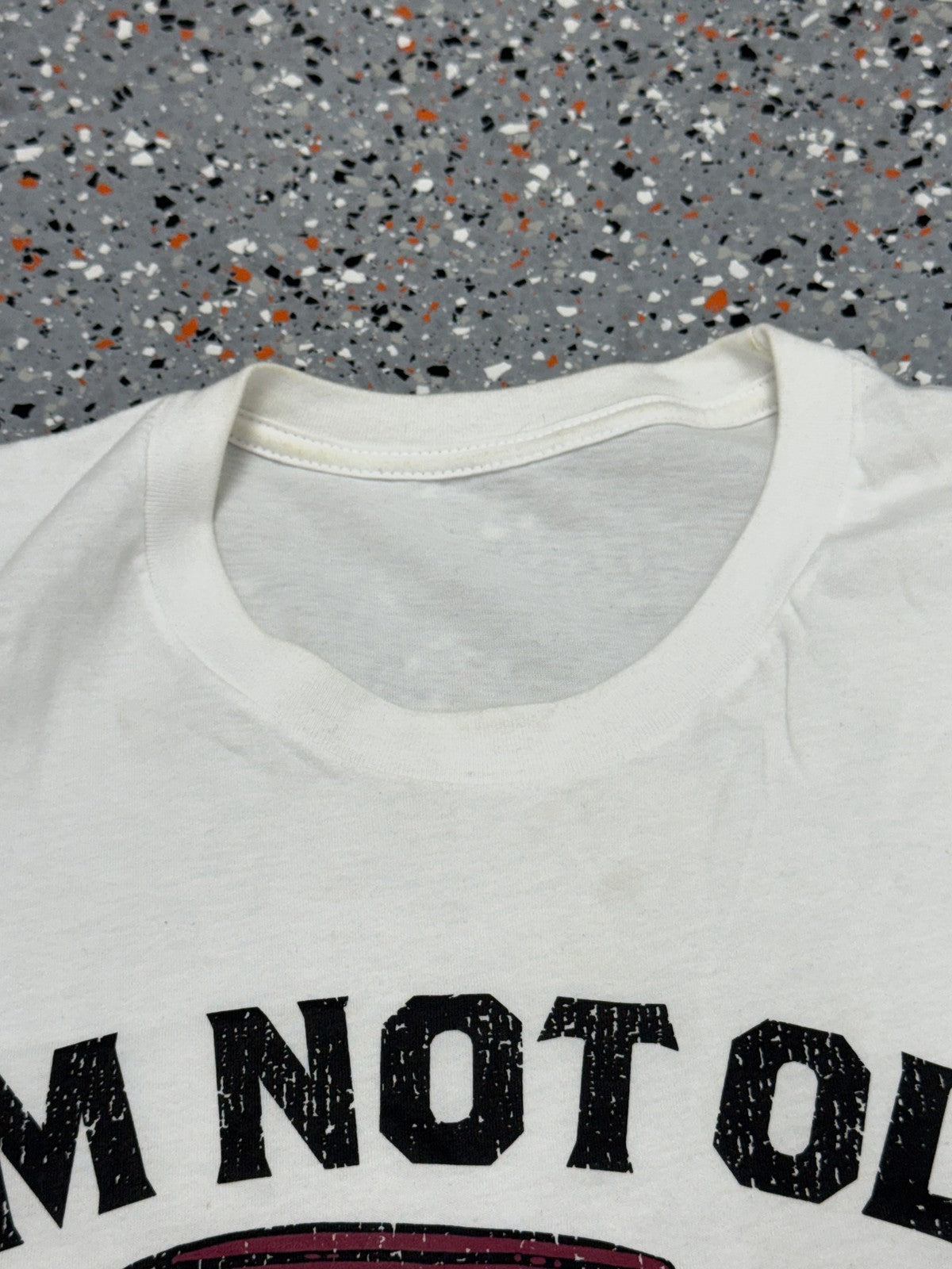 I'M NOT OLD I'M A Classic White T-Shirt - M