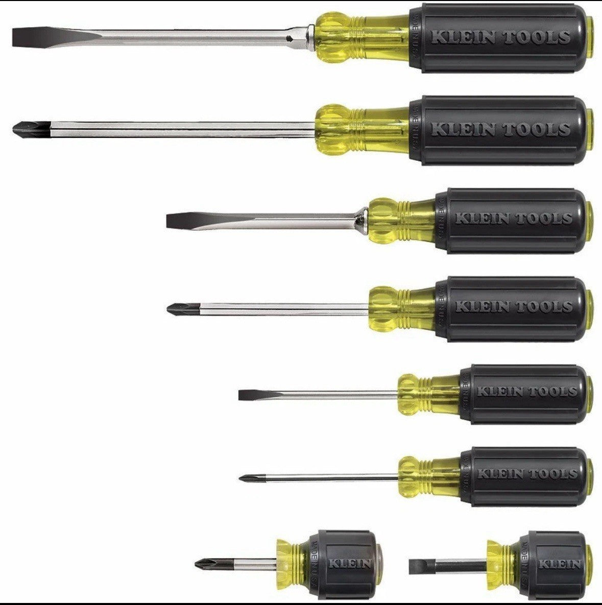 Klein 85078 Screwdriver Set, Multi-Application, 8-Piece