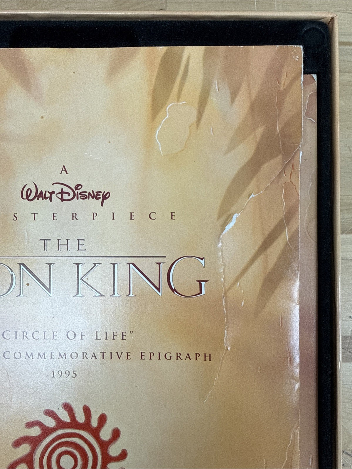 's The Lion King Lithographs And Epigraph 1995 Collector Set VHS