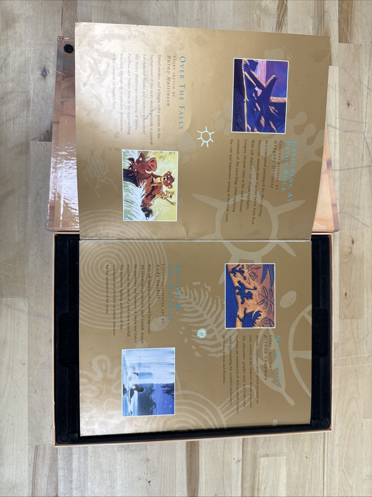 's The Lion King Lithographs And Epigraph 1995 Collector Set VHS