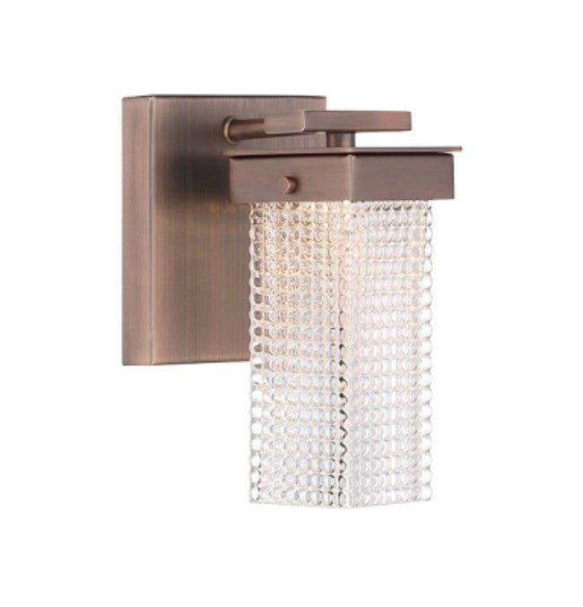 Minka Lavery 4901-267-L Dewberry Lane 7.63" Tall LED Bathroom Sconce - Bronze