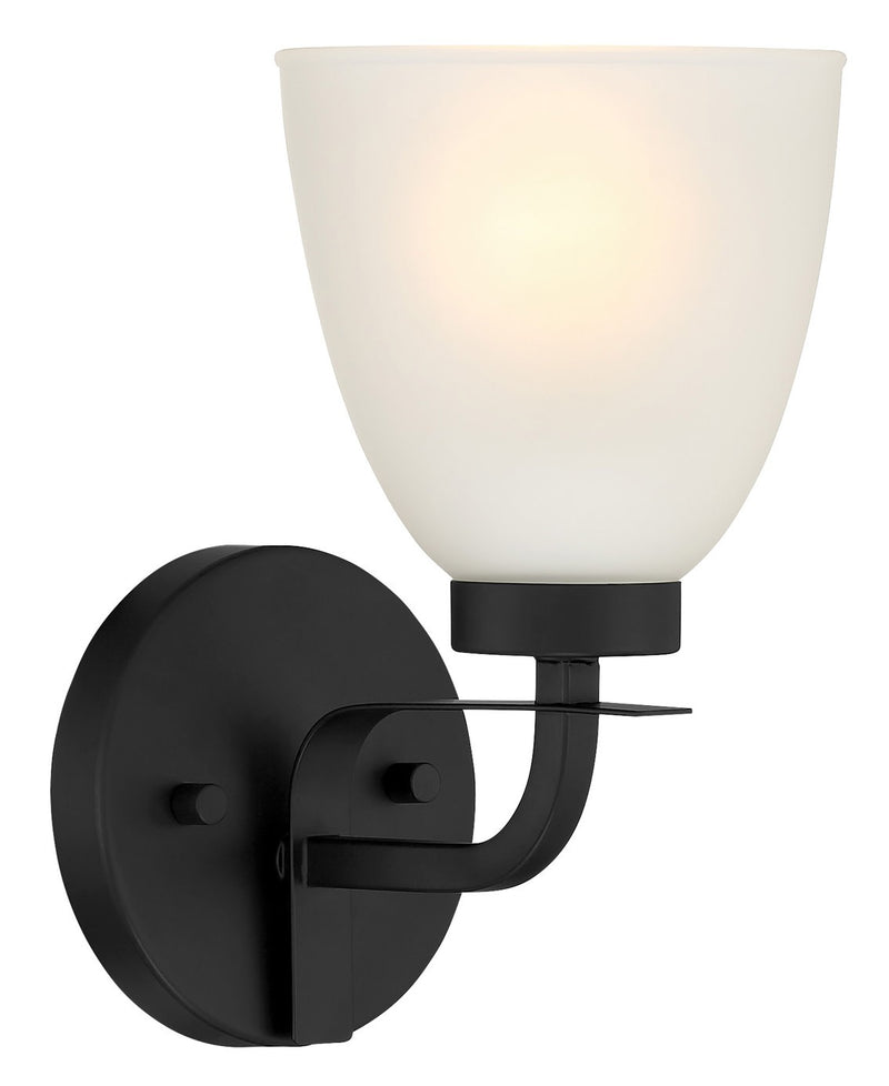 Minka Lavery 2881-66A Kaitlen 1 Light 10" Tall Vantage Bathroom - Coal