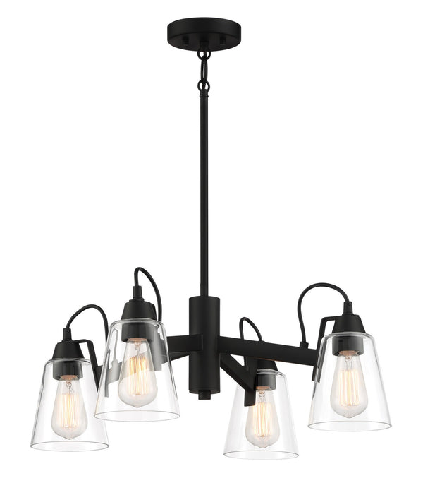 Minka Lavery 3994-66A Beckonridge 4 Light 24"W Chandelier - Coal