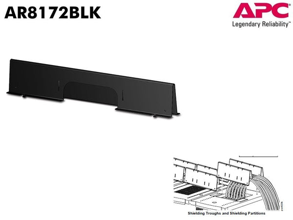APC AR8172BLK Solid Cable Partition for NetShelter 750mm Front Wide Enclosure