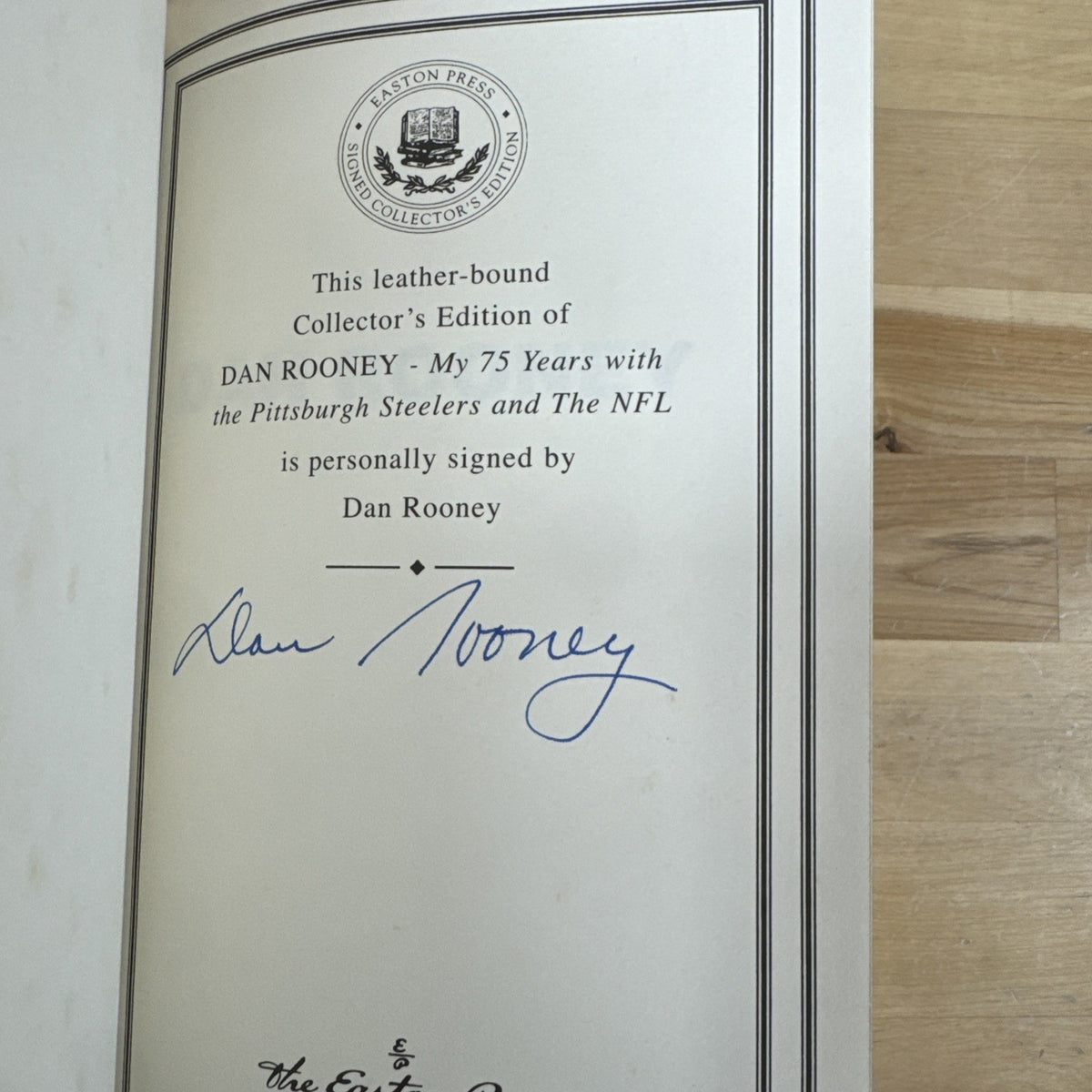 Dan Rooney My 75 Years with Pittsburgh Steelers