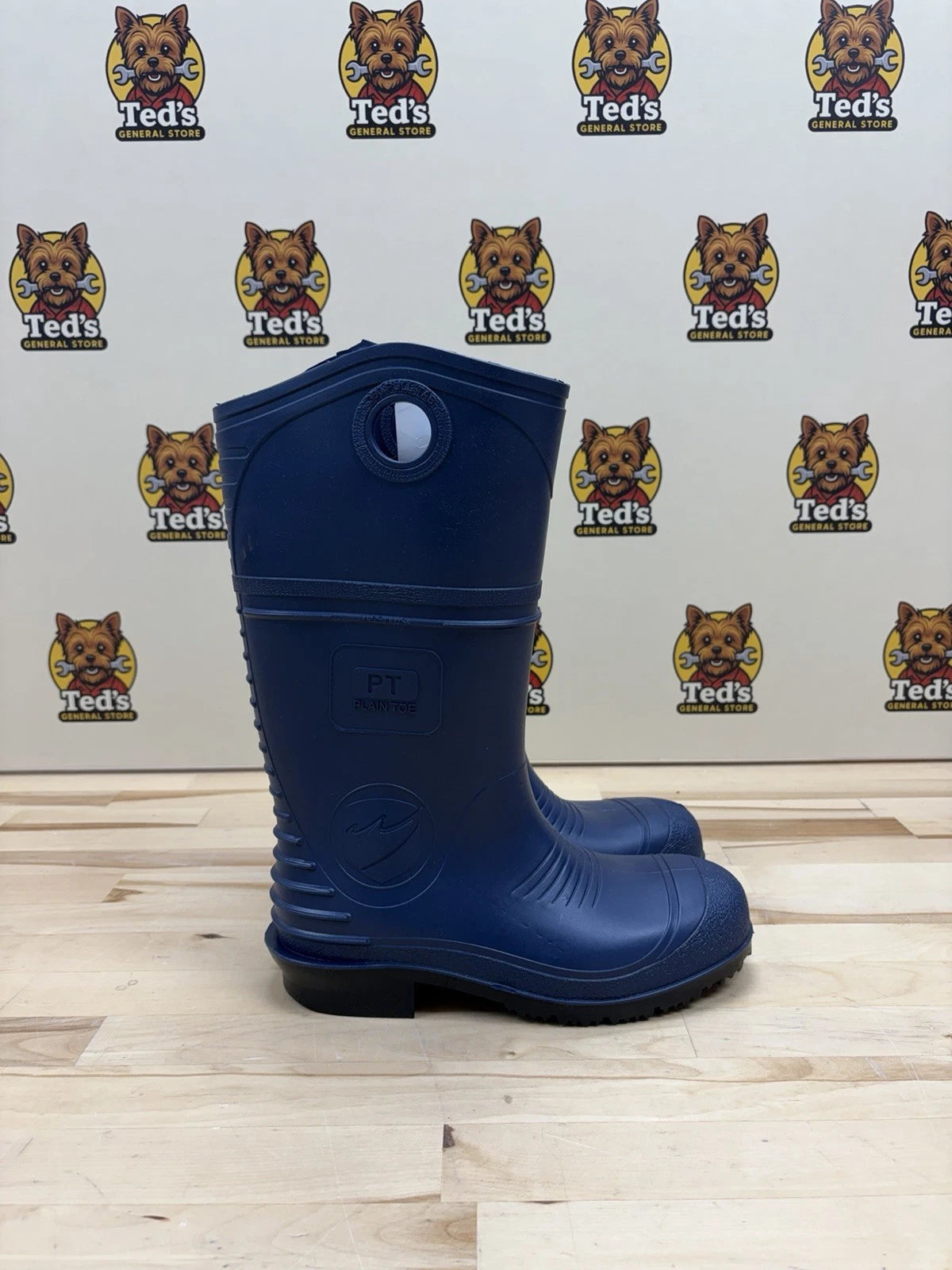 DuraPro Plain Toe Work Boots Men's Sz 7 Blue 89085