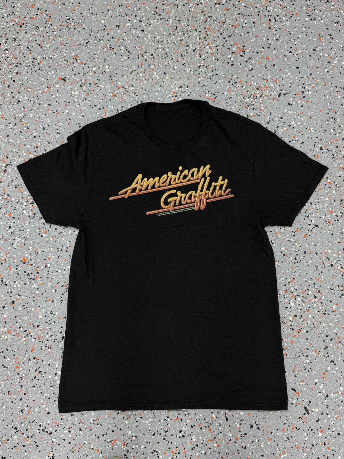 American Graffiti Logo Black T-Shirt - M