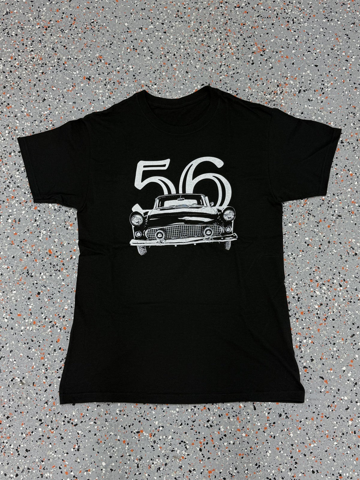 1956 Thunderbird Front Grill View With Number 56 - T-Shirt - M
