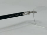 NEW! Cartier Silver/Green CT0623O-003 Glasses (Transparent Lens)
