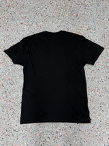Black Flaming Jack-O-Lantern Graphic Tee Halloween - M