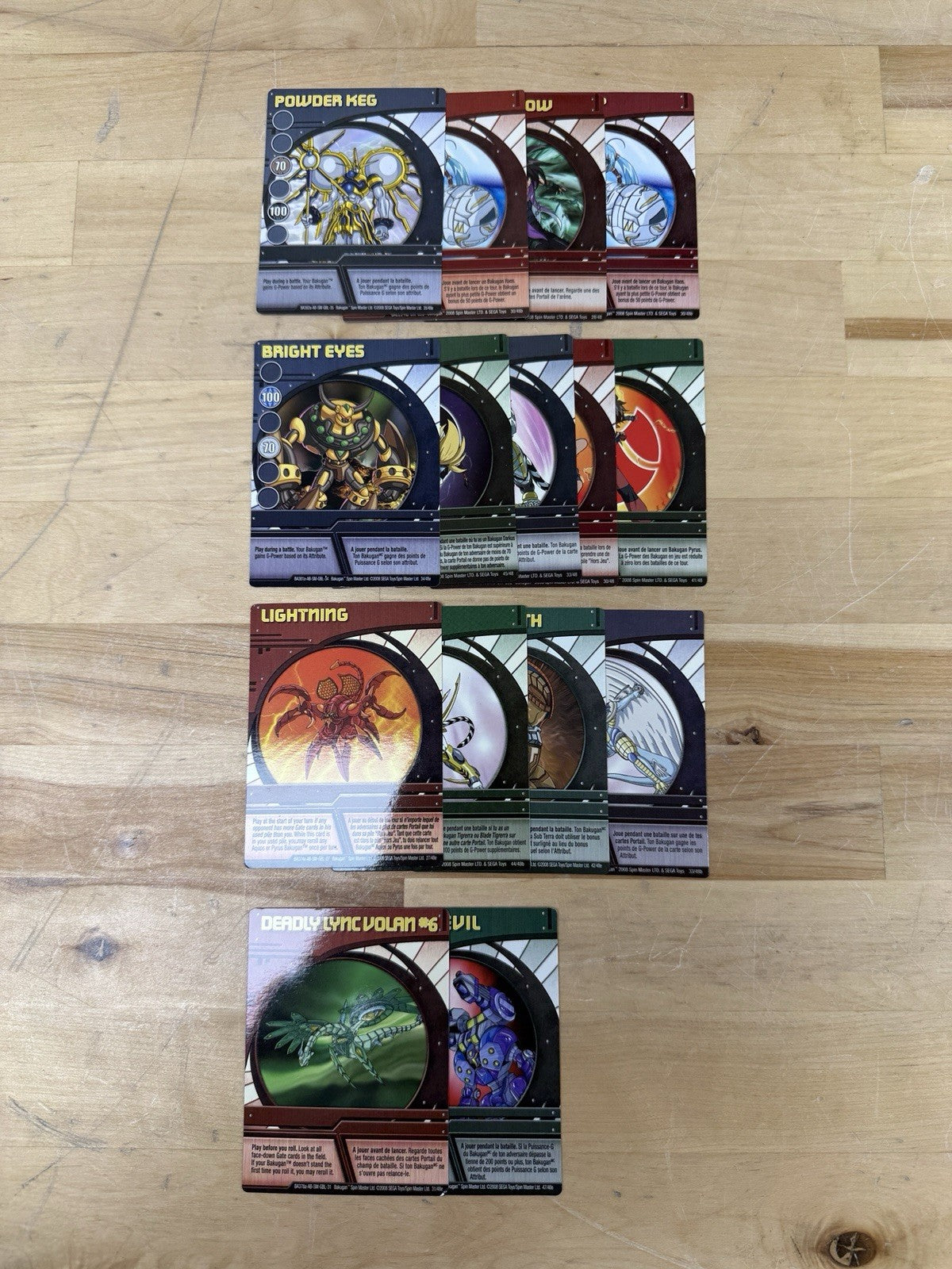 Bakugan 18 Battle Brawlers Hexagon Tin Collector’s Set (Missing Pieces)