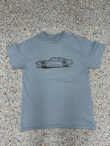 1969 Ford Mach 1 Mustang Redline Design T-Shirt - M