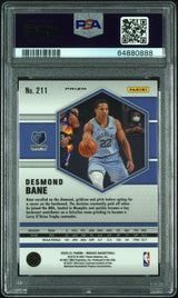 2020-21 Panini Mosaic #211 Desmond Bane Mosaic Red PSA 9