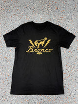 Ford Bronco Yellow Lightning Logo Emblem Men T-Shirt - M