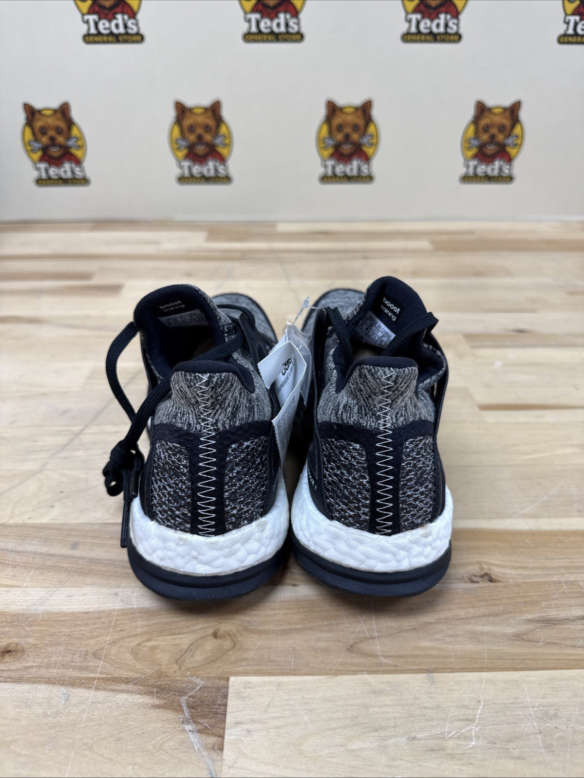 Adidas Reigning Champ Pure Boost X Trn Sneakers Training Running Black Gray SZ 6