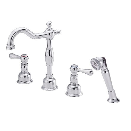 Danze D306757 Roman Tub Faucet with Soft Touch Personal Shower Chrome w/D215000B