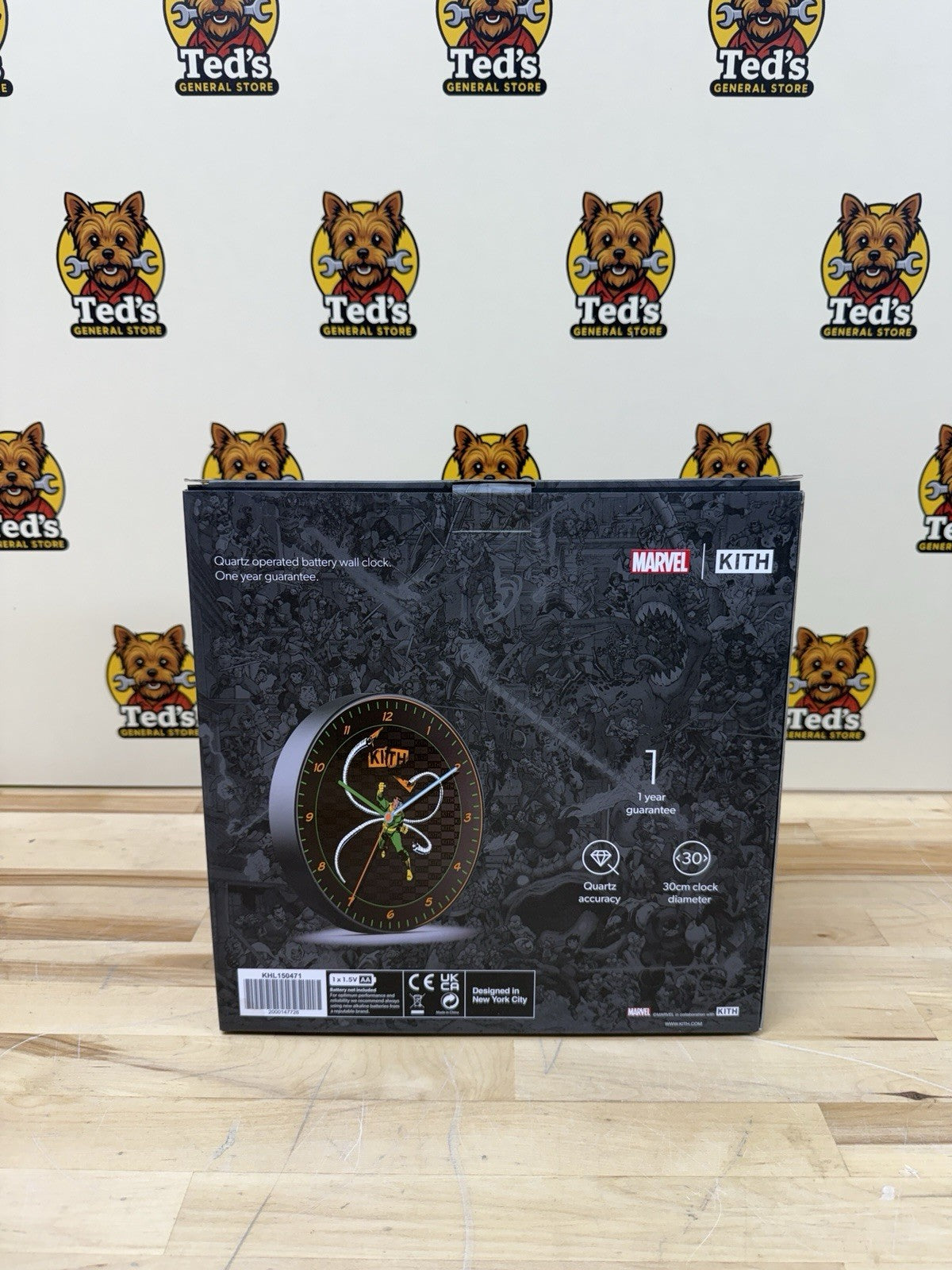 Kith X Marvel Doctor Octupus Clock 85th Anniversary KHL150471 SEALED