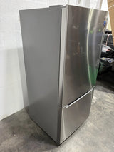 MIDEA Bottom-Freezer Refrigerator: Stainless Steel, 18.7 cu ft