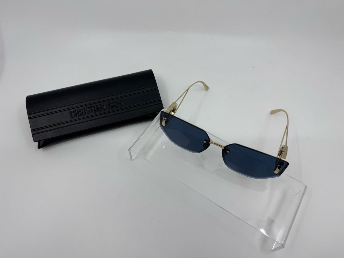 CHRISTIAN DIOR MONTAIGNE Black 30Montaigne B3U Rimless Sunglasses CD40146U