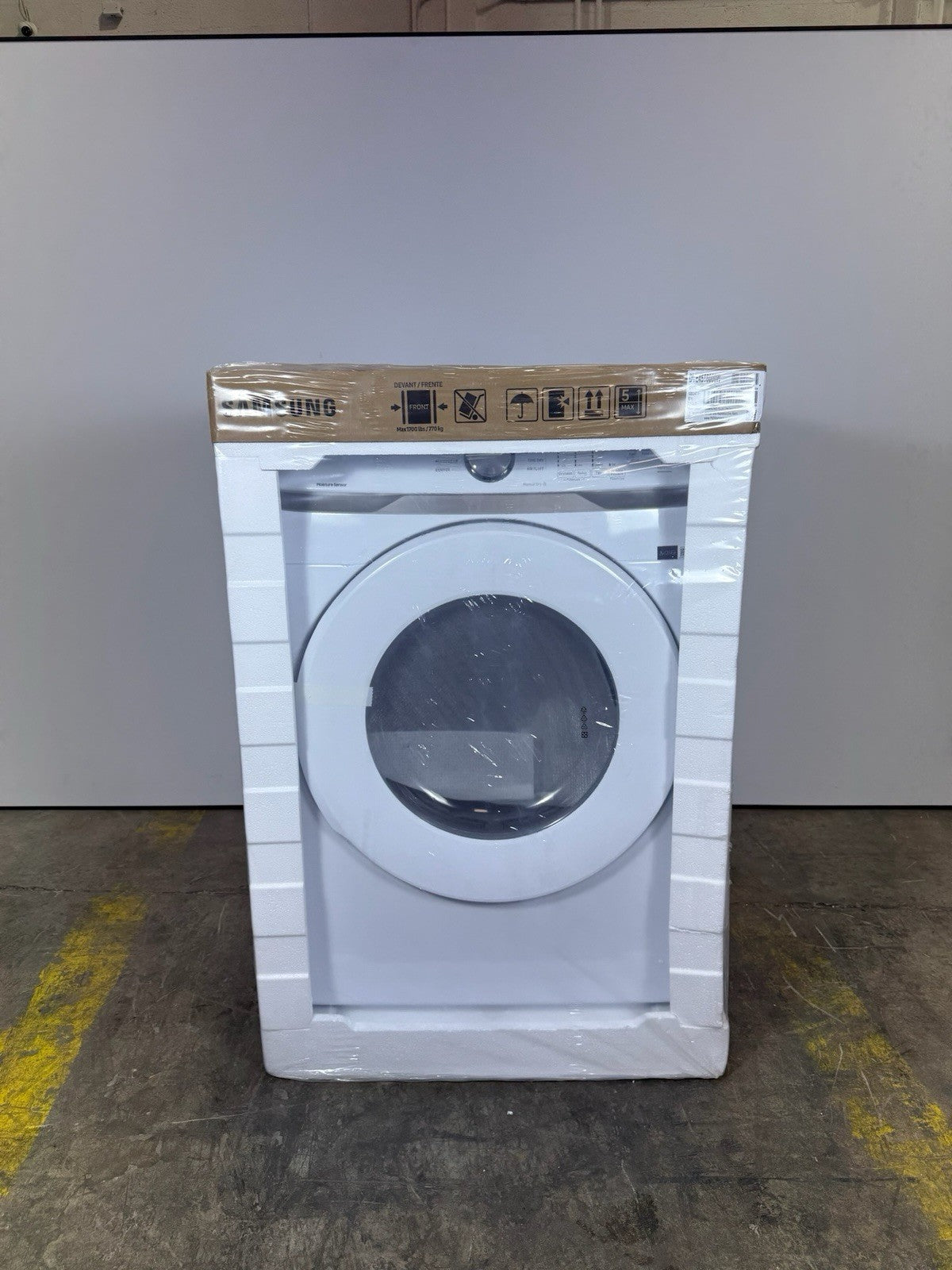 Samsung DVE45T6000W 27" White 7.5 cu. ft. Front Load Electric Dryer