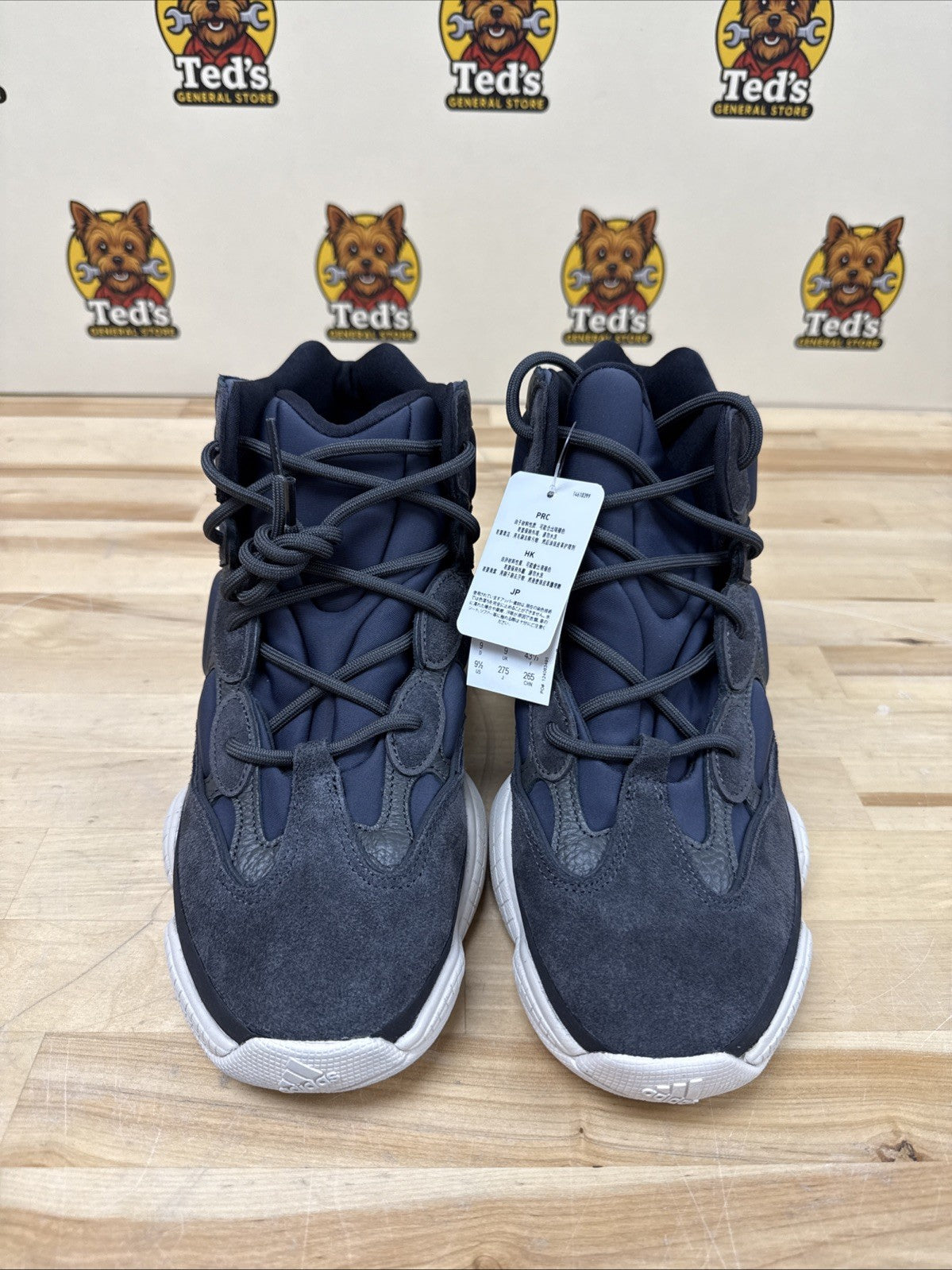 Yeezy 500 High Top Mens Grey Sneakers Casual Shoes FW4968 9.5M