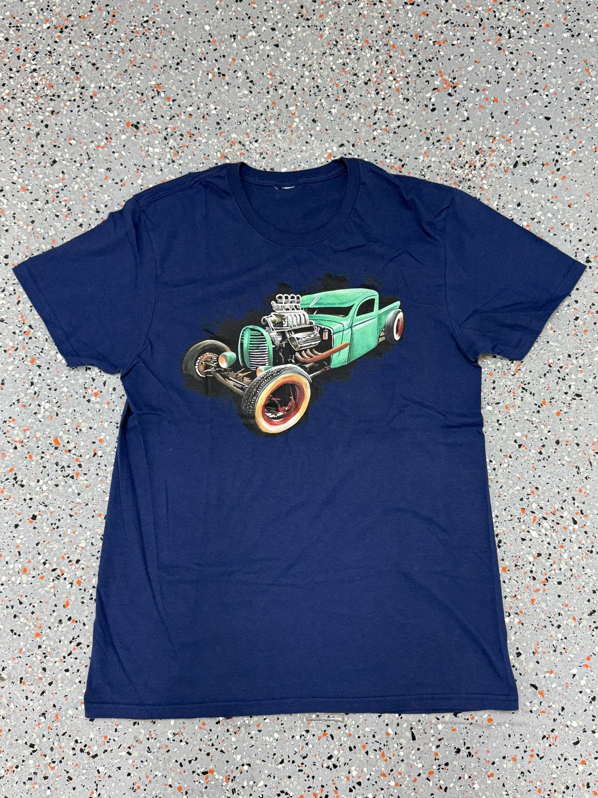 Blue Hot Rod T-Shirt - M
