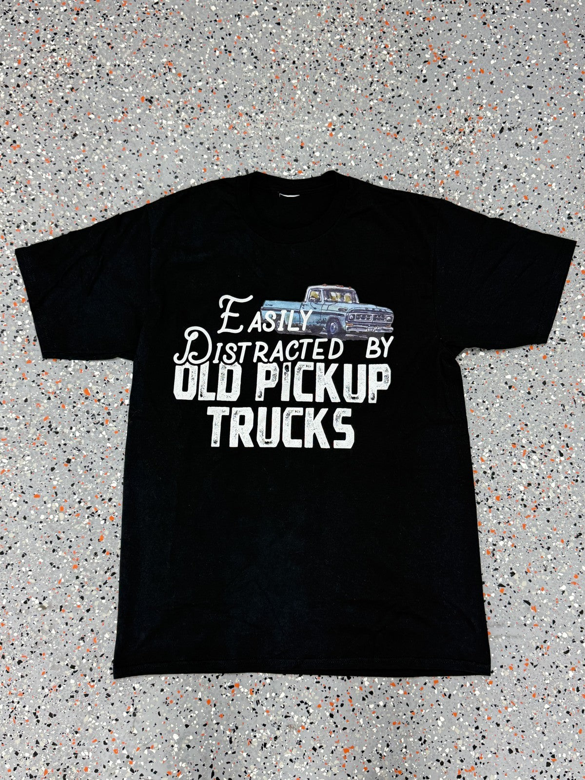 Easily Distracted By Old Pickup Trucks Classic T-Shirt - M