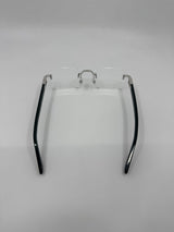 NEW! Cartier Silver/Green CT0623O-003 Glasses (Transparent Lens)