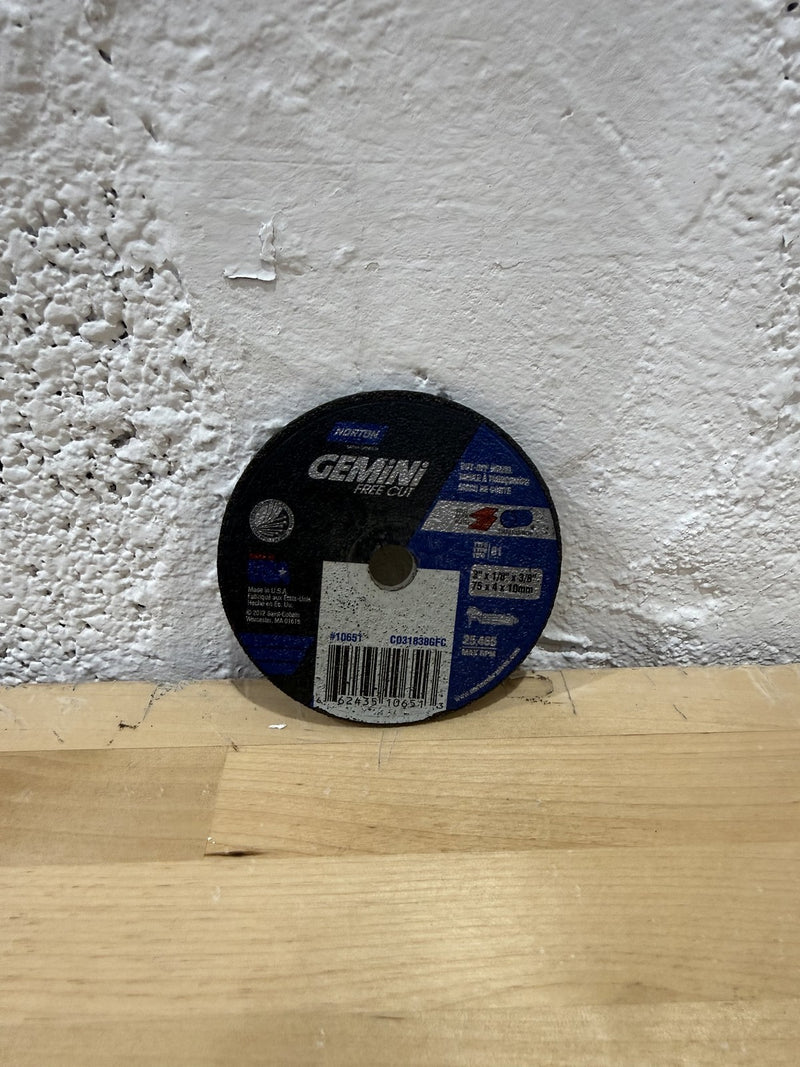 Norton Abrasives CutOff Wheel,Gemini,3\"x.125\"x3/8\" 66243510651 66240000000
