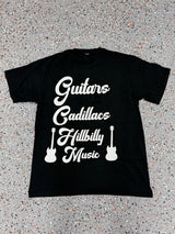 Guitars Cadillacs Hillbilly Music Apparel T-Shirt Black - M