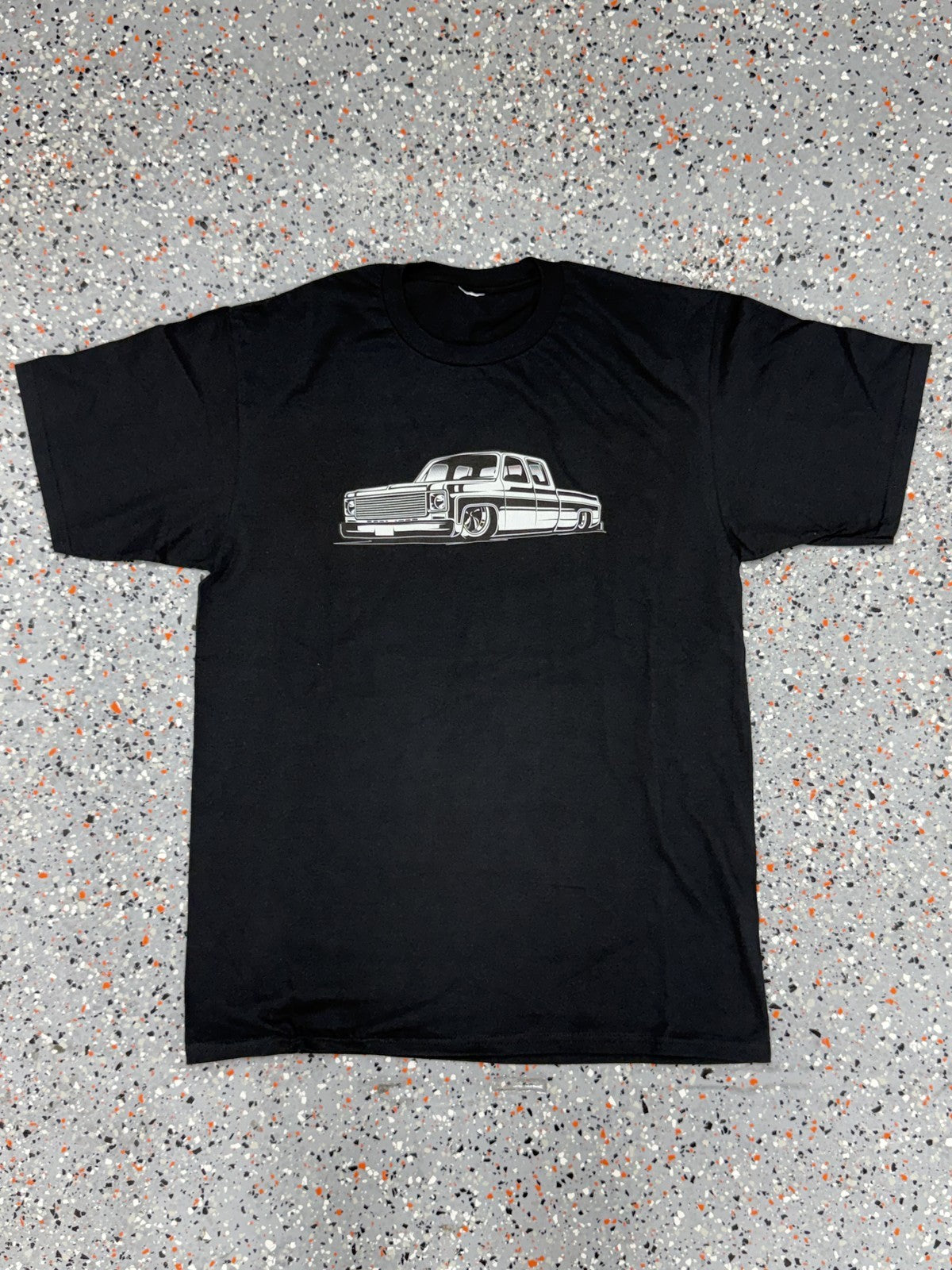 73-87 Mini C10 Truck Slammed Graphic Retro T-Shirt - M