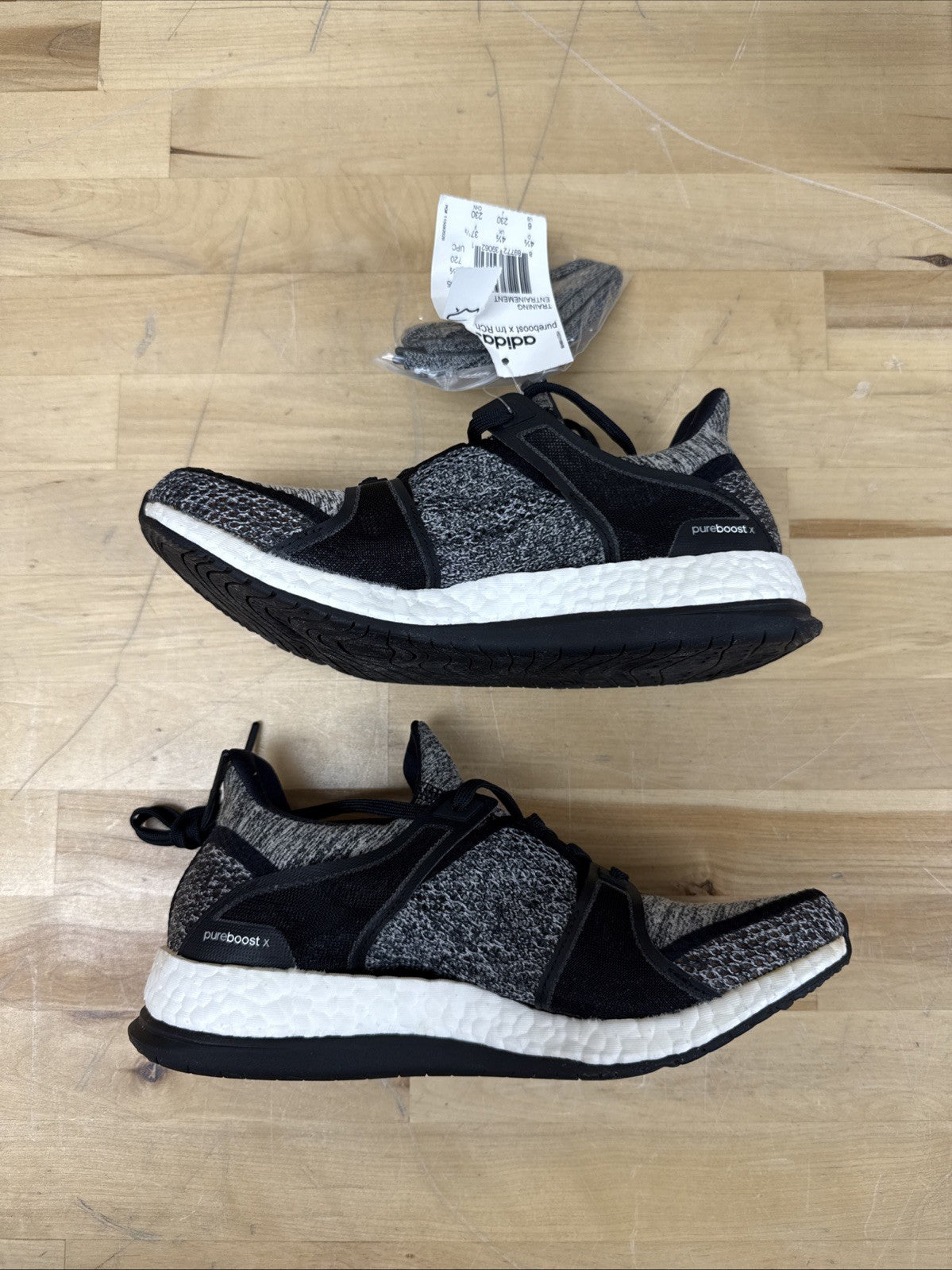 Adidas Reigning Champ Pure Boost X Trn Sneakers Training Running Black Gray SZ 6