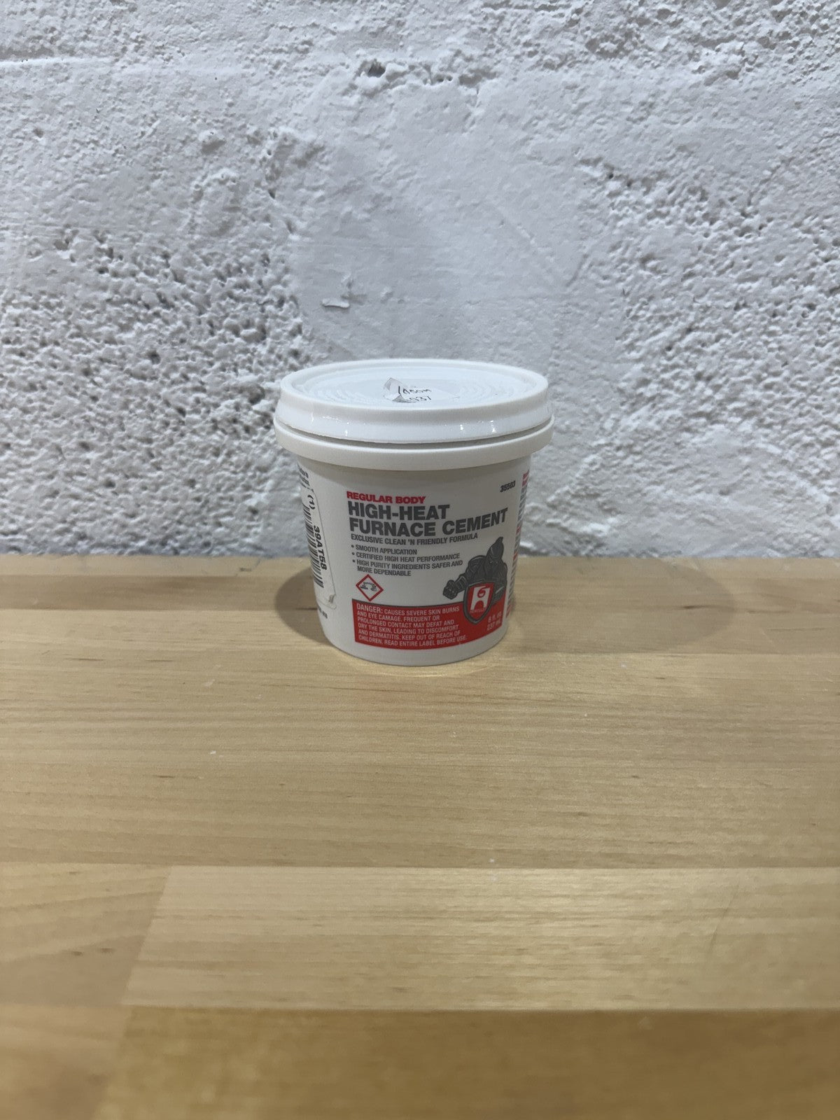 HERCULES 35503 Furnace Cement,High Temperature,1/2 Pt