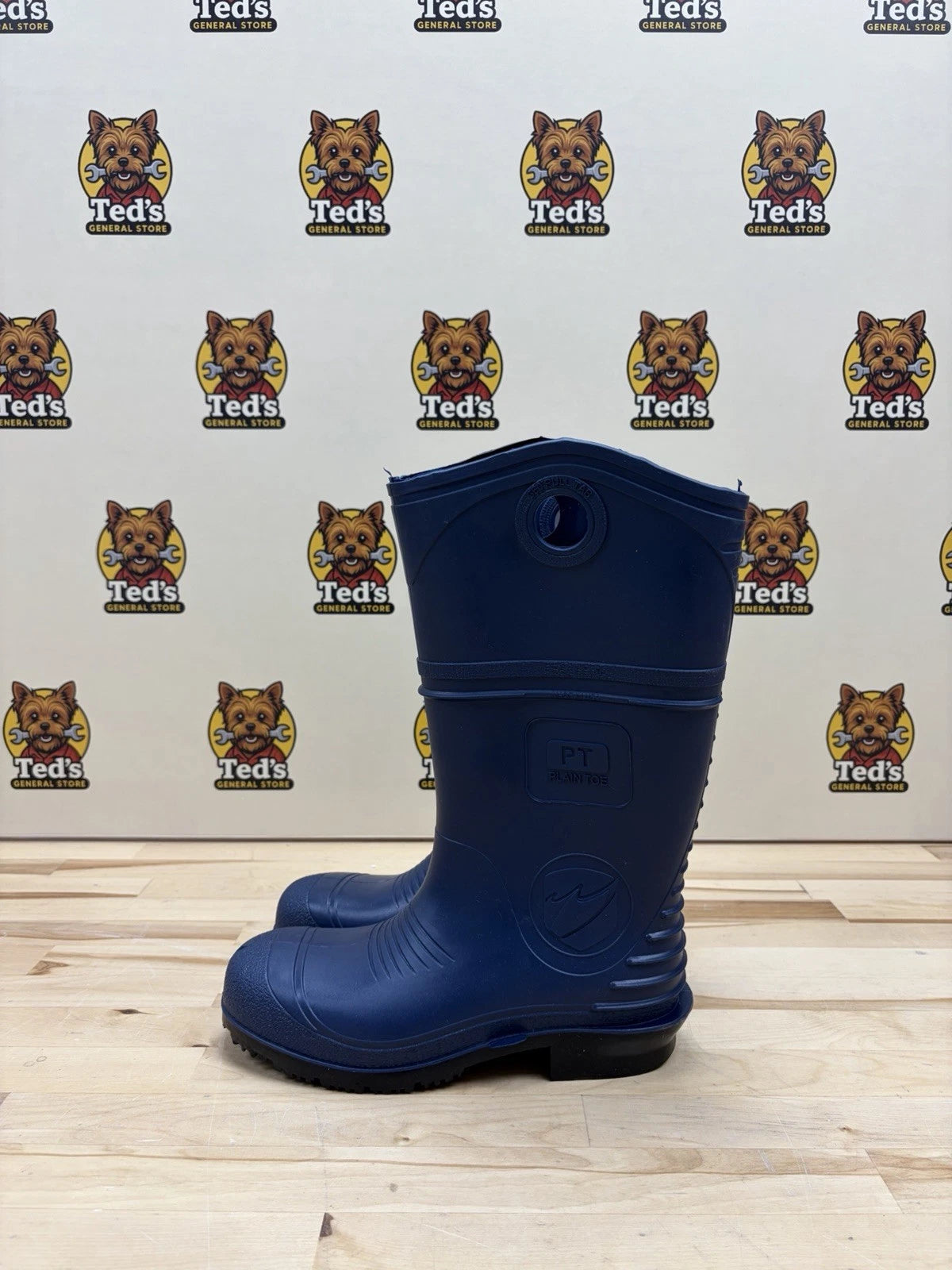 DuraPro Plain Toe Work Boots Men's Sz 7 Blue 89085