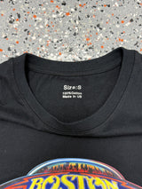 1987 Boston US Tour UFO Paper Black T-Shirt - S