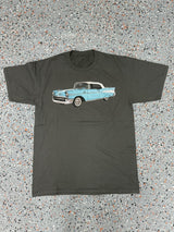 1957 Bel Air Antique Chevy Classic Car Turquoise and T-Shirt - M