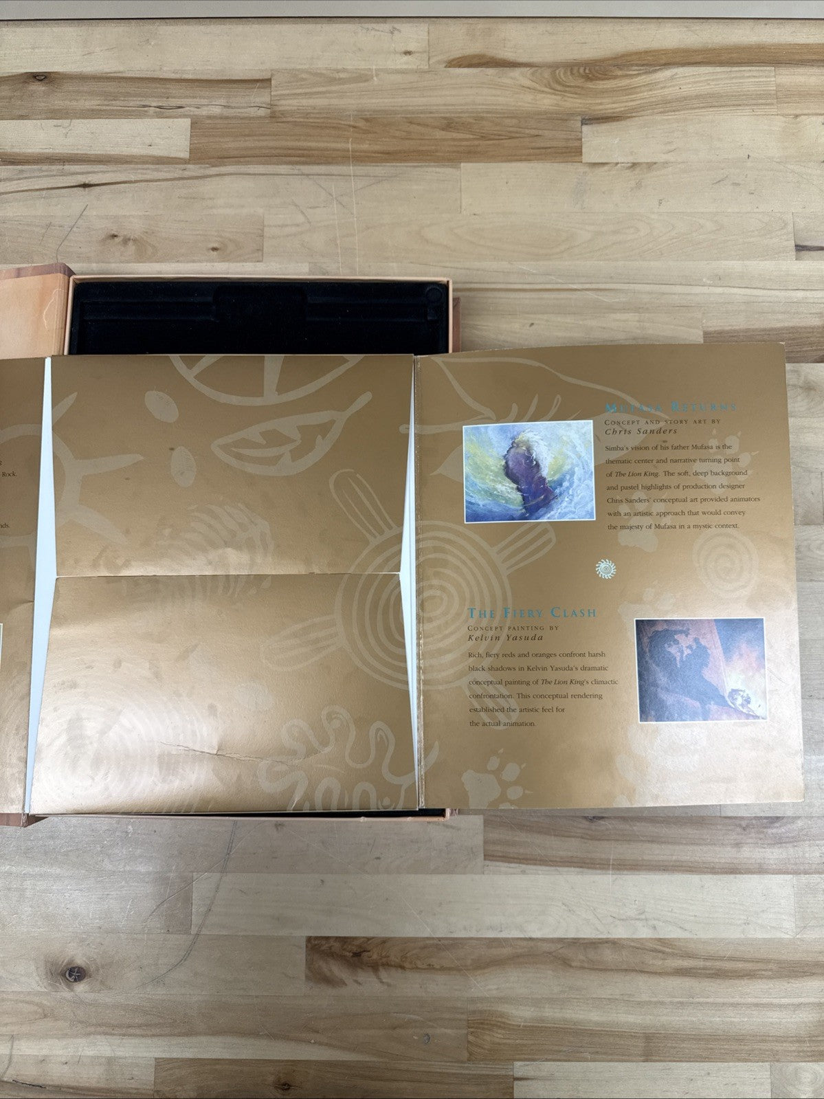 's The Lion King Lithographs And Epigraph 1995 Collector Set VHS