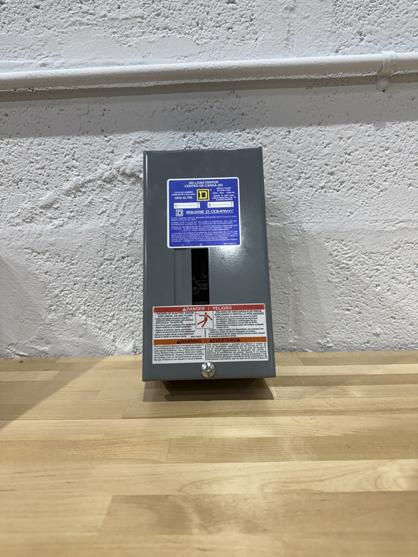 Load Center, 2 Spaces, 70A Amps, 120/240V AC QO24L70S
