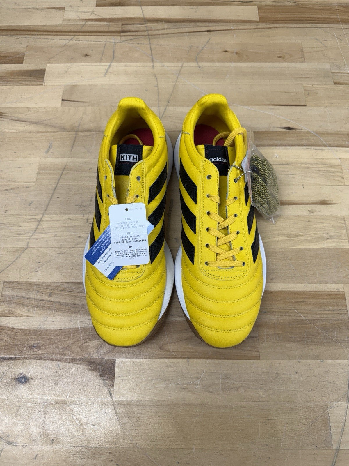 Adidas Kith Copa Mundial Cobras CM7896 Yellow Black Leather 2017 Men Soccer 9.5