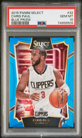 2015-16 Panini Select #32 Chris Paul Blue Prizms PSA 10